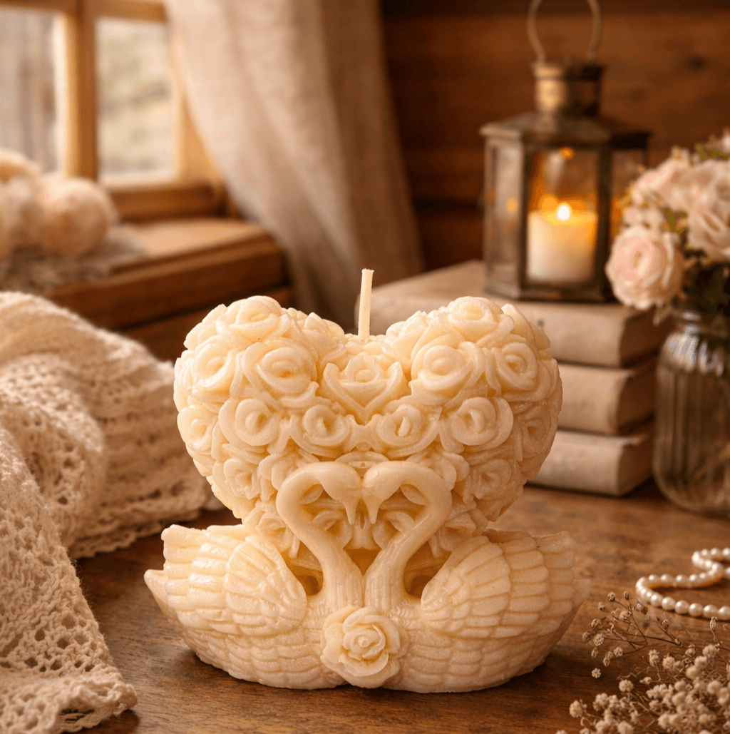 Świeca Sojowa Dekoracyjna Anielskie Serce